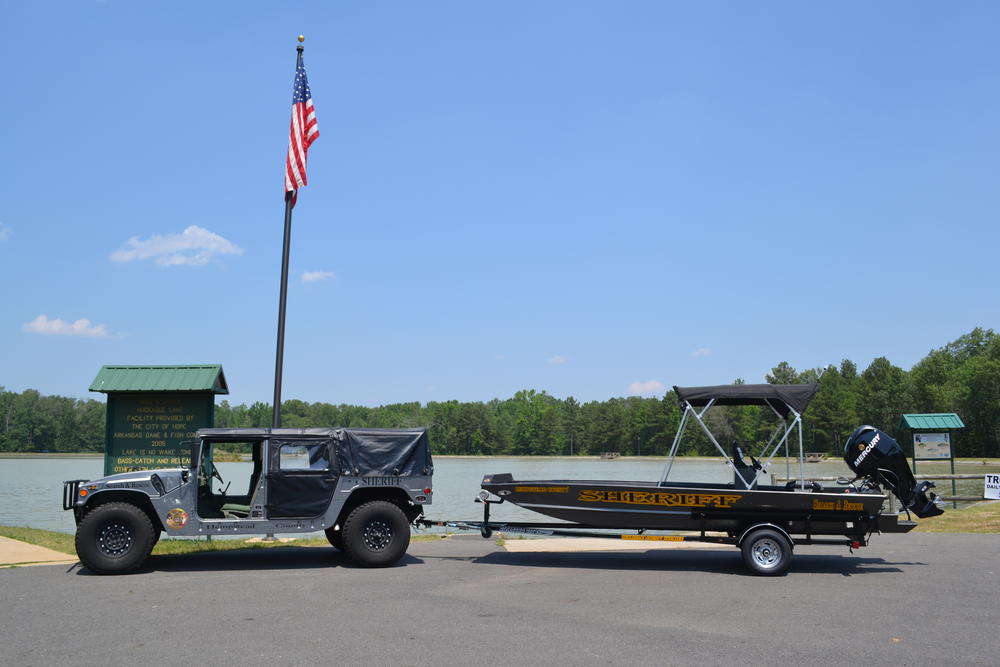 Humvee and Rescue Boat 