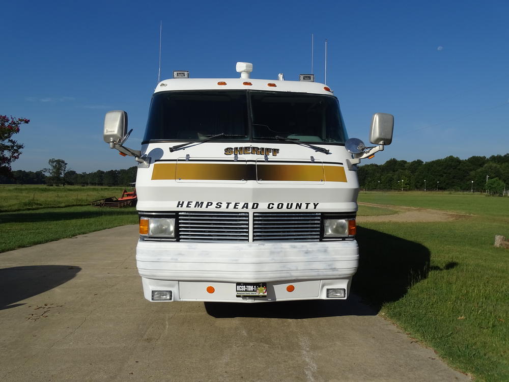 front view of mobile office command center