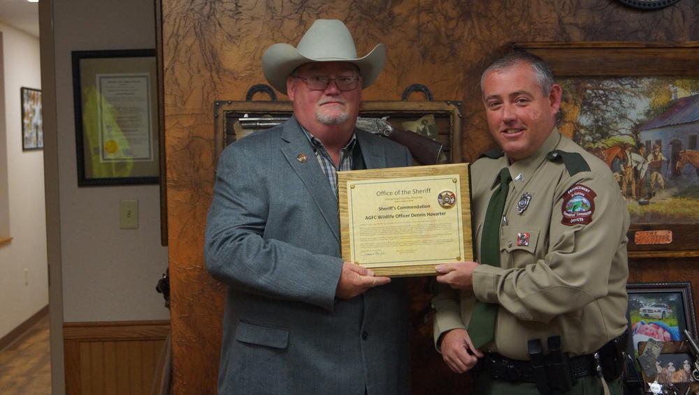 AGFC Wildlife Officer Dennis Hovarter